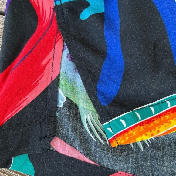 Vintage Polo Ralph Lauren Caldwell Koi Fish Button Down Tropical XL Viscose FLAW - Picture 12 of 16